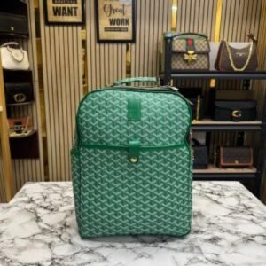 Galpin chevron backpack premium quality backpack (green)
