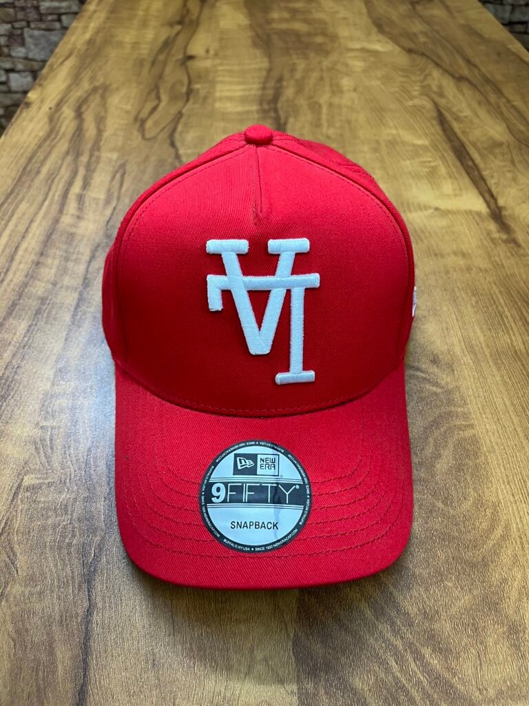 Premium L* Red Monogram Cap