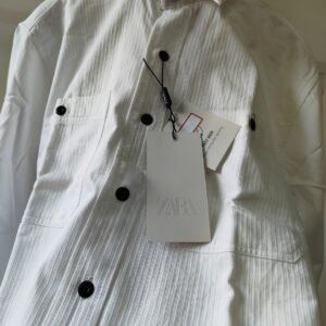_Z*RA_PREMIUM SHIRT_WHITE COLOR_(M SIZE)