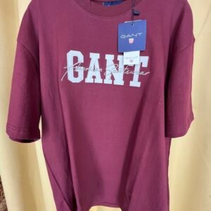 _GA*T_ROUND NECK TEES_MAROON COLOR