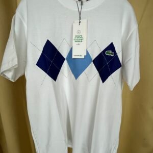 _lAC*ST*_ROUND NECK TEES_WHITE COLOR