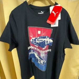 P*ma_ROUND NECK TEES_PRINTED_BLACK COLOR