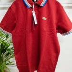 _lAC*ST*_PREMIUM POLO_TEES_RED COLOR