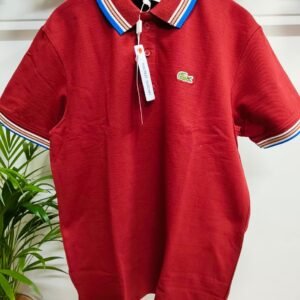 _lAC*ST*_PREMIUM POLO_TEES_RED COLOR