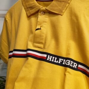 _T*MMY H*LF*GER_POLO TEES_YELLOW COLOR