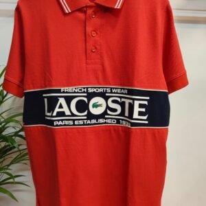 _lAC*ST*_PREMIUM POLO_TEES_RED COLOR