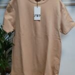 _ZAR*_ROUND NECK TEES_LIGHT BROWN