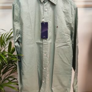 _T*MMY H*LF*GER_PREMIUM SHIRT_OLIVE COLOR _WITH OG TAG