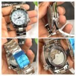 Seiko GMT Open Back Silver SkyBlue