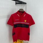 Pum Ferrari Edition Red Polo Premium Collar Neck T-shirt