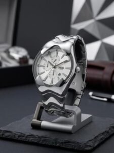 Diesee_l Mercurial Chronograph Silver White 501