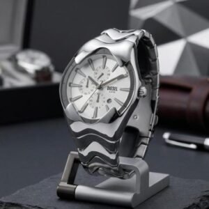 Diesee_l Mercurial Chronograph Silver White 501