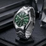 Diesee_l Mercurial Chronograph Silver Green 502