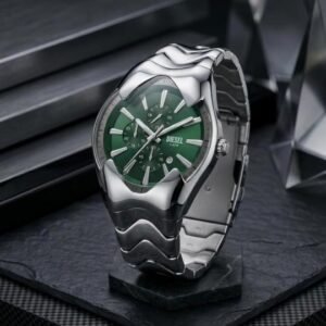 Diesee_l Mercurial Chronograph Silver Green 502