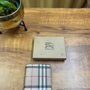 _BUR*ERRY_PREMIUM LEATHER WALLET_WITH BOX