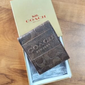 _C*ACH_PREMIUM LEATHER WALLET_WITH BOX