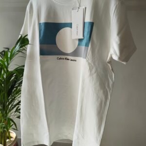 _CAL*IN KL*IN  _ROUND NECK TEES_WHITE COLOR