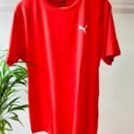_P*ma_Red_Performance_Round_Neck T-Shirt