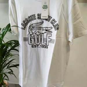 _lAC*ST*_ROUND NECK TEES_WHITE COLOR