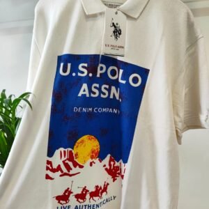 U* POLO_PREMIUM POLO TEES_WHITE COLOR