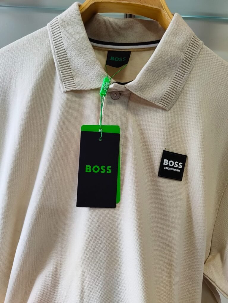 B*SS PREMIUM POLO TEES CREAM COLOR