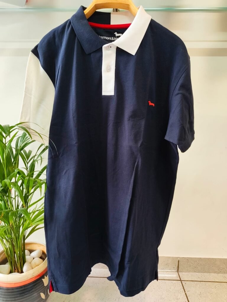 HARM*NT & BL*INE PREMIUM POLO TEES BLUE COLOR